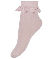 MP Socks - Lisa - Cherry Blossom w. Lace