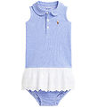 Polo Ralph Lauren Dress w. Bloomers - Blue/White