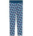 Stella McCartney Kids Leggings - Blue w. White/Red
