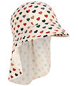 Konges Sløjd Swim Hat - UV50+ - Manuca Frill - Coeur Coloré