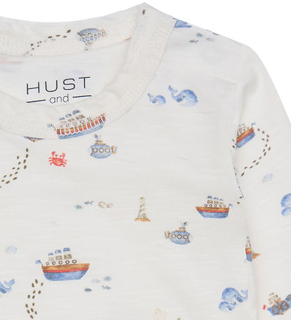 Hust and Claire Bodysuit l/s - Billy - Ivory