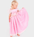 Den Goda Fen Kostüm - Dress Pink Princess Satz