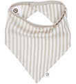 Müsli Teething Bib - Stripe Muslin - Conditioner Cream/Cashmere