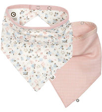 Müsli Drool bib - Bloom Muslin - 2-Pack - Conditioner Cream/Peon