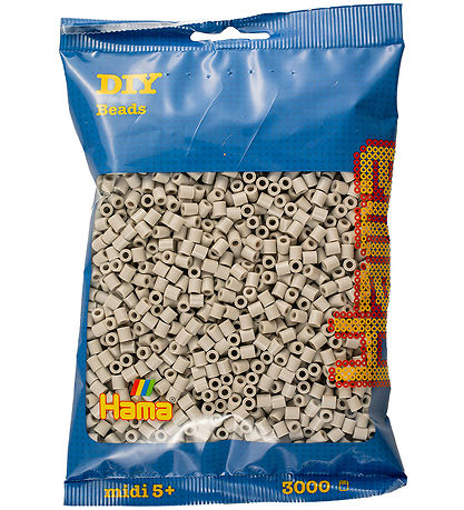 Hama Midi Beads - 3000 pcs - 109 Cloudy Grey