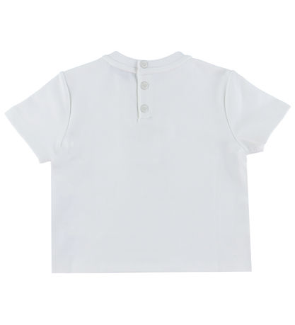 Emporio Armani T-shirt - Off White w. Logo