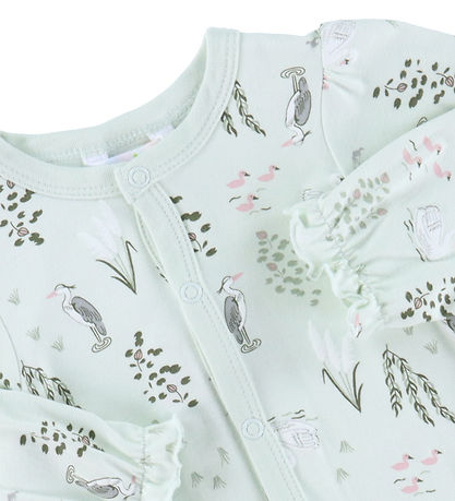 Joha Nightsuit - Viscose/Bamboo - Mint w. Swan