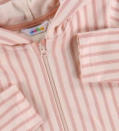 Joha Cardigan - Rosa m. Streifen