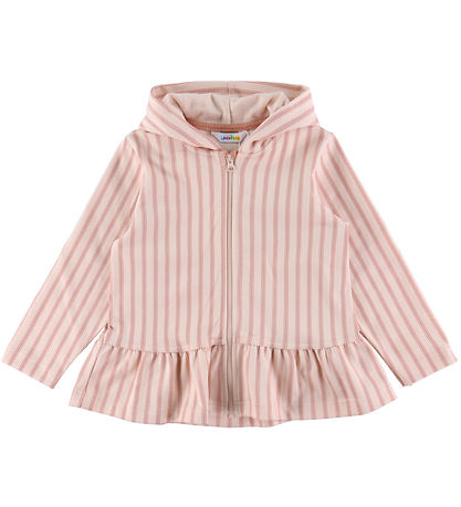 Joha Cardigan - Rosa m. Streifen
