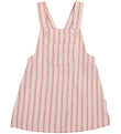 Joha Kjole - Pinafore - Lyserød m. Striber