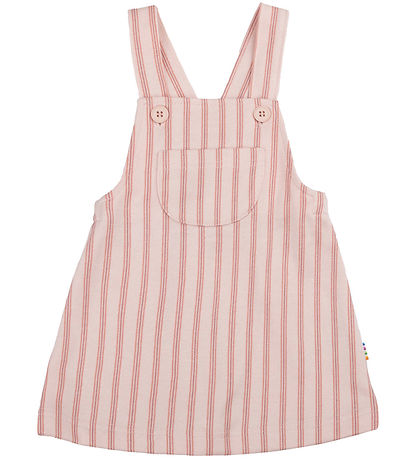 Joha Kjole - Pinafore - Lyserød m. Striber