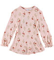 Joha Blouse - A-Shape - Viscose/Bamboo - Pink w. Flower