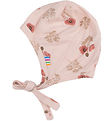 Joha Baby Hat - Viscose/Bamboo - Pink w. Flowers