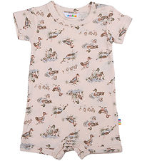 Joha Summer Romper - Viscose/Bamboo - Pink w. Ducks