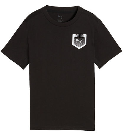 Puma Stuttermabolur - Active Sports - Svart
