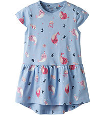 Name It Dress - Noos - NmfVigga - Chambray Blue/Whales