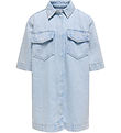 Kids Only Denim Mekko - CookSophie - Light Blue Denim