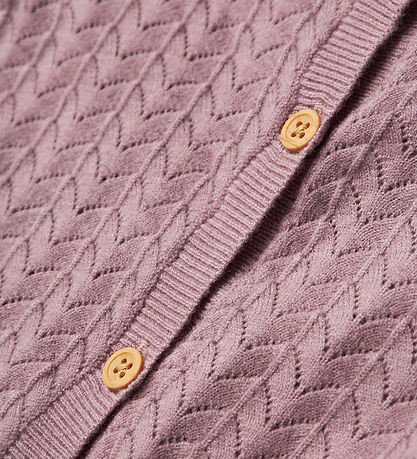 Gilet Name It - Tricoté - NbfDesille - Elderberry