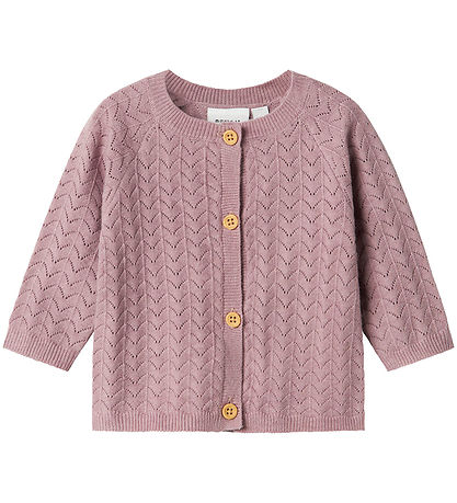 Gilet Name It - Tricoté - NbfDesille - Elderberry