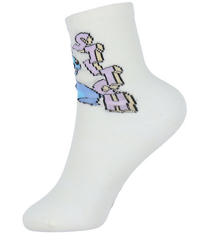 Name It Sokkar - 3 Pakki - Bleikt Frosting/3p Carmine Rose+Bleik