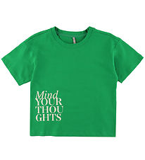 Kids Only T-Shirt - KogNelly - Green Bee/Creatief