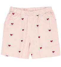 Copenhagen Colors Shorts - Twill Heart - Dusty Rose w. Berry Hea