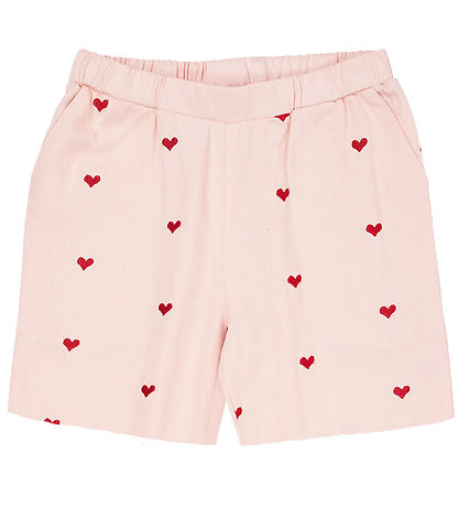 Copenhagen Colors Shorts - Twill Heart - Dusty Rose w. Berry Hea
