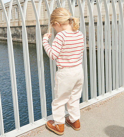 Copenhagen Colors Blússa - Prjónað - Cream/Dusty Rose/Barry Comb