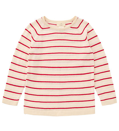 Copenhagen Colors Blússa - Prjónað - Cream/Dusty Rose/Barry Comb
