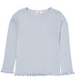 Copenhagen Colors Blouse - Pointelle - Dusty Blue
