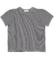 Copenhagen Colors T-shirt - Ruffle - Navy/Cream Stripe