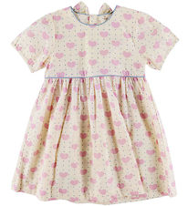 Copenhagen Colors Dress - White/Pink w. Hearts