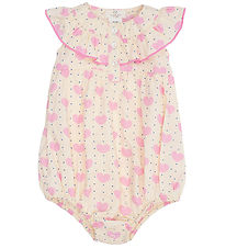 Copenhagen Colors Summer Romper - Heart & Dots - Frill - Heart A