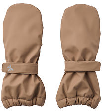 Wheat Mittens w. Fleece - PU - Rily - Hazel