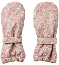 Wheat Mittens w. Fleece - PU - Rily - Powder Flower Meadow
