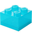 LEGO® Storage Storage Box - 4 Knobs - Glitter Light Blue