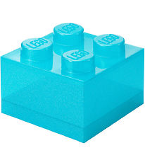 LEGO® Storage Storage Box - 4 Knobs - Glitter Light Blue