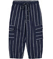 Fliink Trousers - Viruses - Insignia Blue/Sandshell