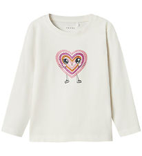 Name It Blouse - NmfVix - Jet Stroom/Glitter Heart