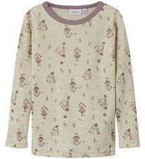 Name It Blouse - Wol - NmfWillos - Peyote Melange