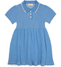 Copenhagen Colors Dress - Knitted - Sky Blue/Cream Comb