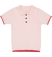 Copenhagen Colors Polo - Knitted - Ballerina/Berry Comb