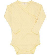 Copenhagen Colors Omlottbody L/æ - Pale Yellow