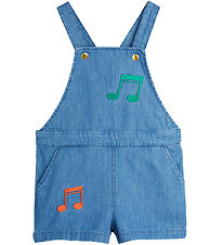 Mini Rodini Overalls - Denim - Note - Blue