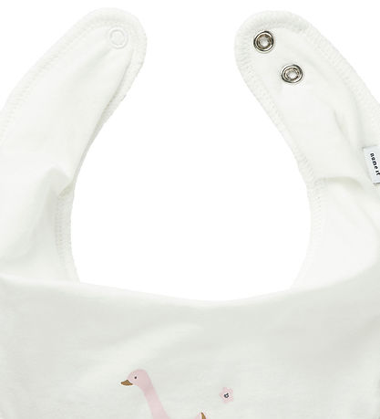 Name It Teething Bib - NbfYvettedine - Cloud Dancer