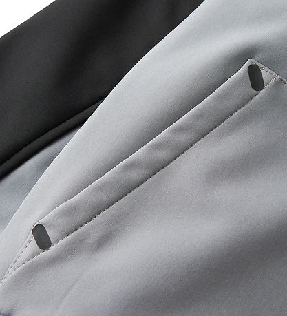 Name It Softshell Jacket w. Fleece - NkmAlfa08 - Mockingbird
