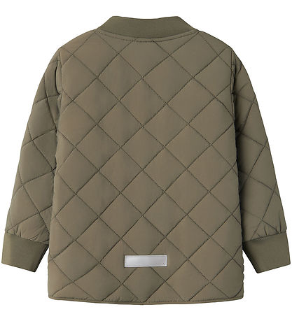 Name It Thermo Jacket - NmmMarlin - Quilt - Dusty Olive