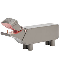 Kay Bojesen Wooden figure - Hippopotamus - Liliput - 6 cm - Grey