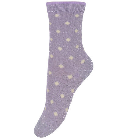 MP Socks - Irma - Wisteria w. Dots/Glitter