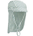 Liewood Swim Hat - Cecilia - UV40+ - Stripe Peppermint/Crisp Whi